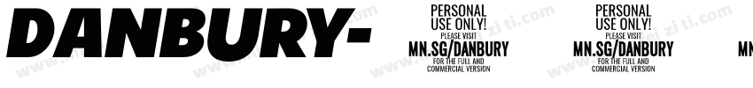 Danbury字体转换