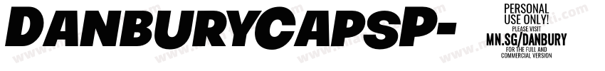DanburyCapsP字体转换