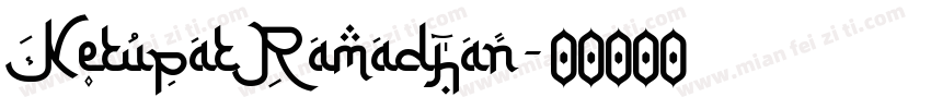 KetupatRamadhan字体转换