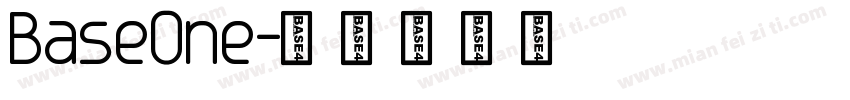 BaseOne字体转换