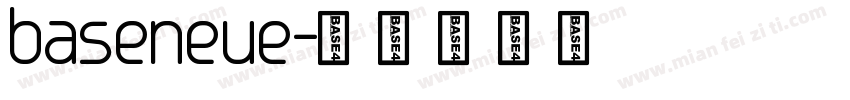 baseneue字体转换