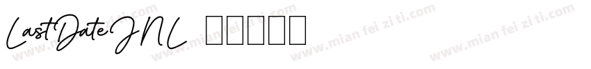 LastDateJNL字体转换