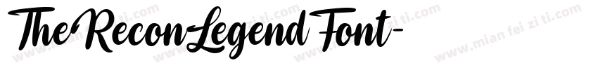 TheReconLegendFont字体转换
