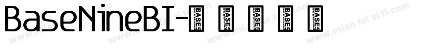 BaseNineBI字体转换