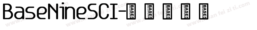 BaseNineSCI字体转换