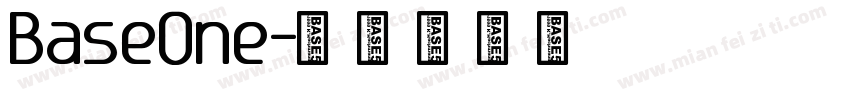 BaseOne字体转换
