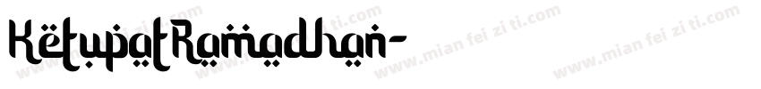 KetupatRamadhan字体转换