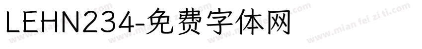 LEHN234字体转换