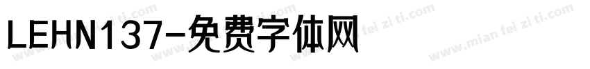 LEHN137字体转换