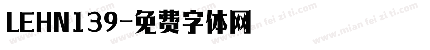LEHN139字体转换