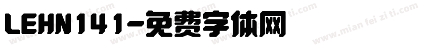 LEHN141字体转换