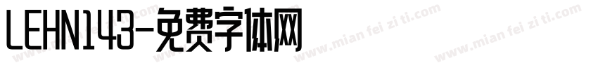 LEHN143字体转换