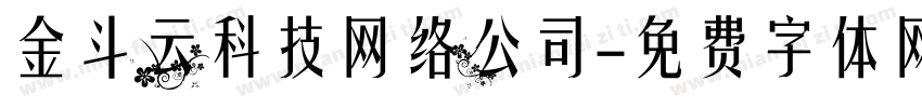 金斗云科技网络公司字体转换