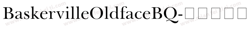 BaskervilleOldfaceBQ字体转换