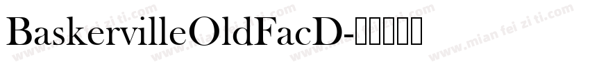 BaskervilleOldFacD字体转换