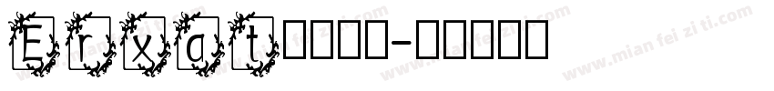 Erxat英文字体字体转换