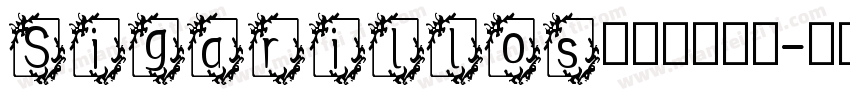 Sigarillos手写圆体英文字体转换