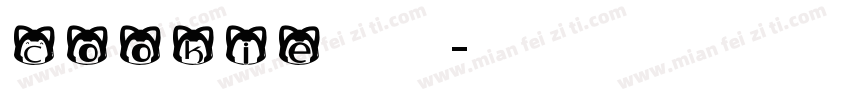 Cookie英文字体字体转换