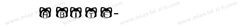 英文字体ABITE字体转换
