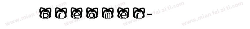 英文字体Dreamer字体转换