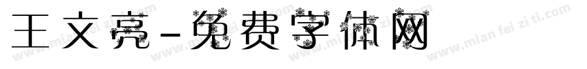 王文亮字体转换