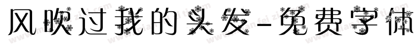 风吹过我的头发字体转换