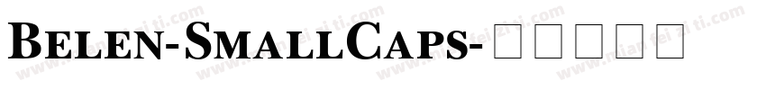 Belen-SmallCaps字体转换