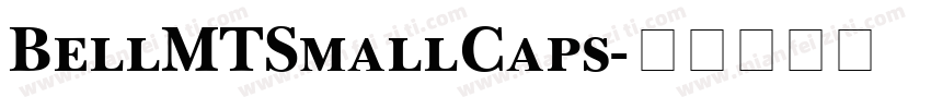 BellMTSmallCaps字体转换