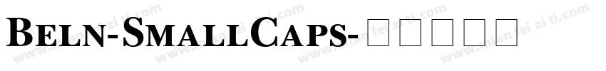 Beln-SmallCaps字体转换