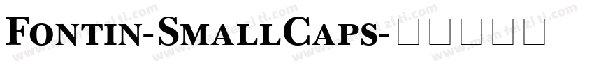Fontin-SmallCaps字体转换