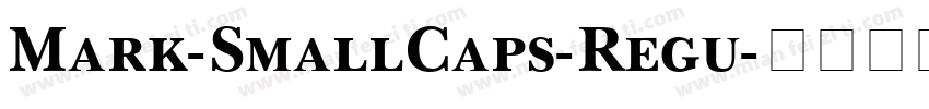 Mark-SmallCaps-Regu字体转换