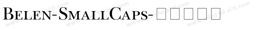 Belen-SmallCaps字体转换