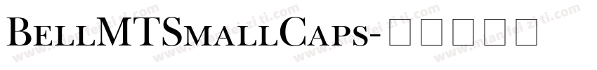 BellMTSmallCaps字体转换