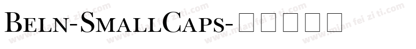 Beln-SmallCaps字体转换
