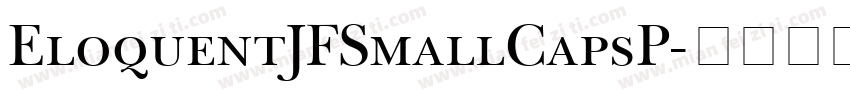 EloquentJFSmallCapsP字体转换