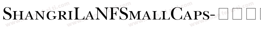 ShangriLaNFSmallCaps字体转换