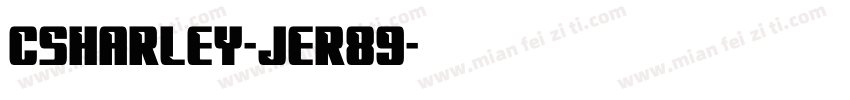 CsHarley-jEr89字体转换