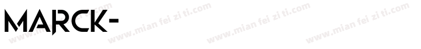 marck字体转换