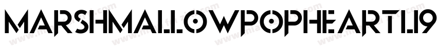 marshmallowpopheartLi9ht字体转换