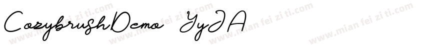CozybrushDemo-6YyJA字体转换