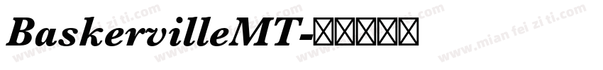BaskervilleMT字体转换