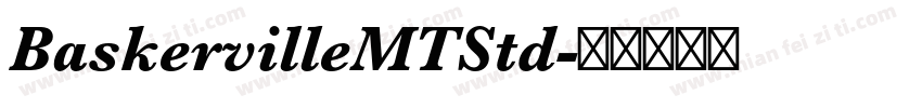 BaskervilleMTStd字体转换