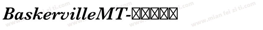 BaskervilleMT字体转换