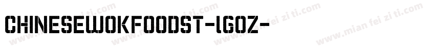 ChineseWokFoodSt-lGoZ字体转换