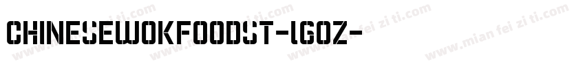 ChineseWokFoodSt-lGoZ字体转换