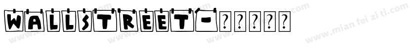 WallStreet字体转换