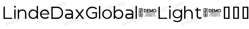 LindeDaxGlobal-Light字体转换