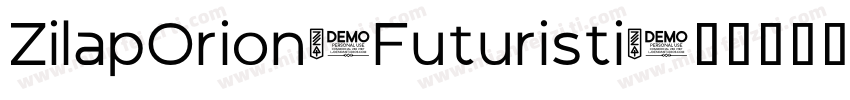 ZilapOrion-Futuristi字体转换