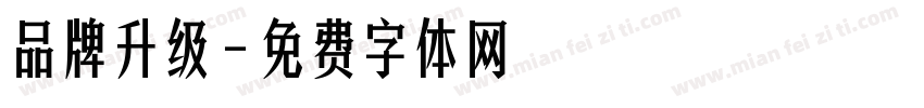 品牌升级字体转换