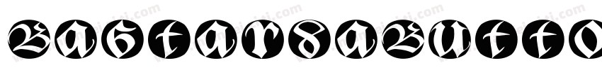 BastardaButtons字体转换